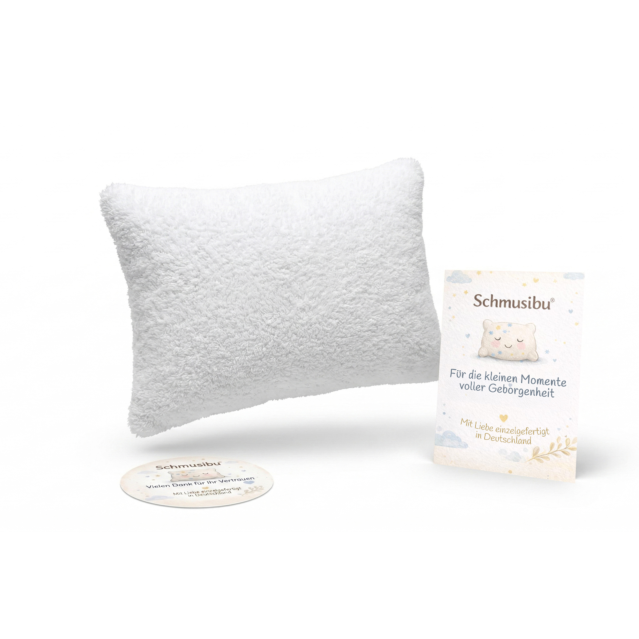 Schmusibu® Kissen Weiß